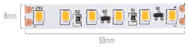 Taśma LED o szerokości 8 mm